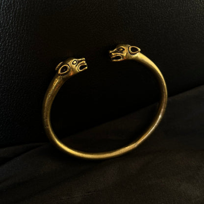 ESCLAVA LEOPARDOS BRONCE