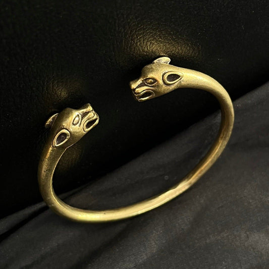 ESCLAVA LEOPARDOS BRONCE