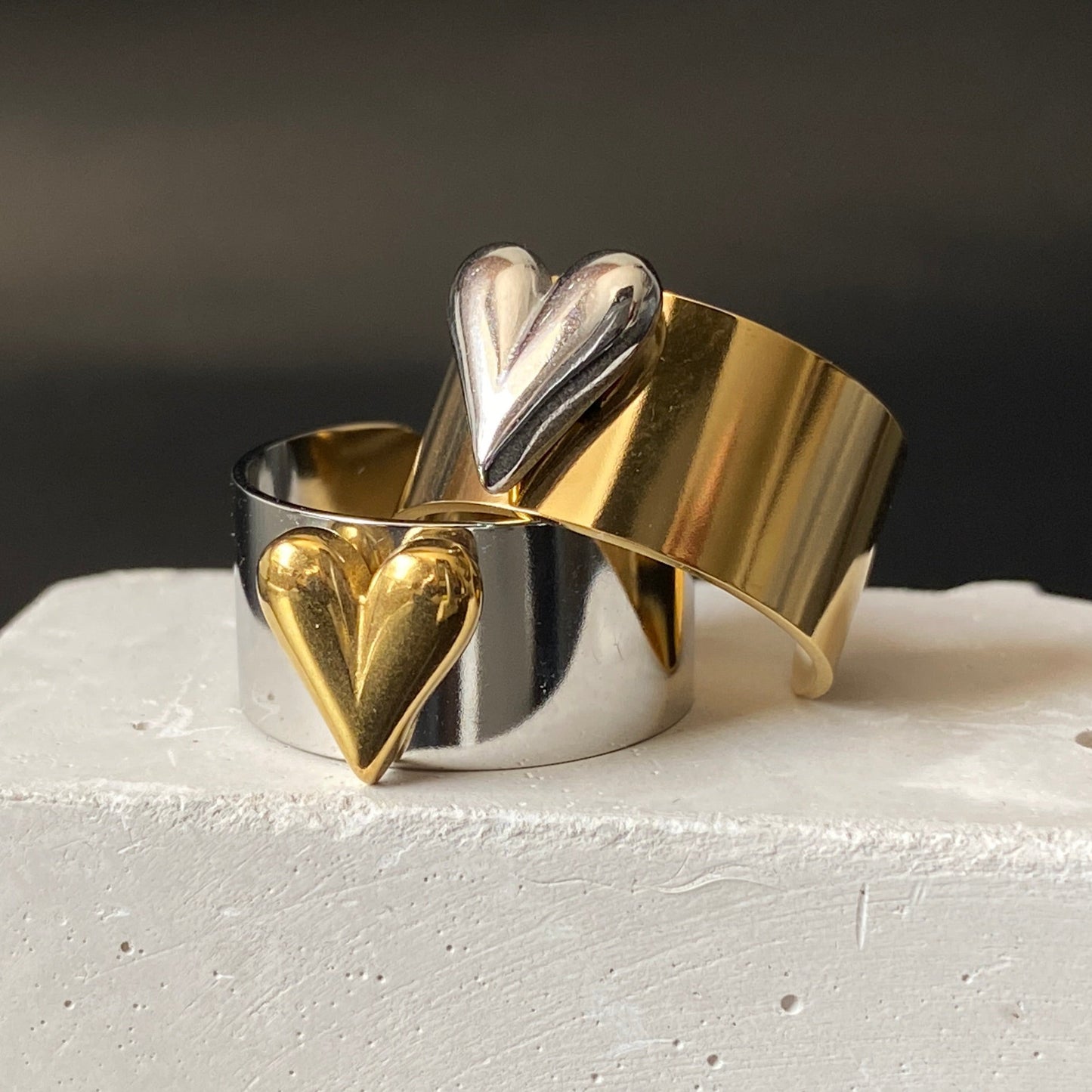 ANILLO CORAZON DUO I