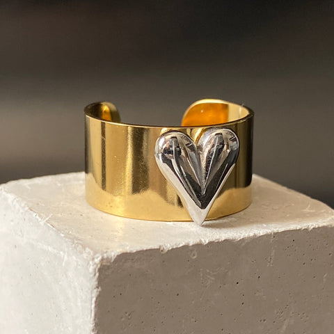 ANILLO CORAZON DUO I