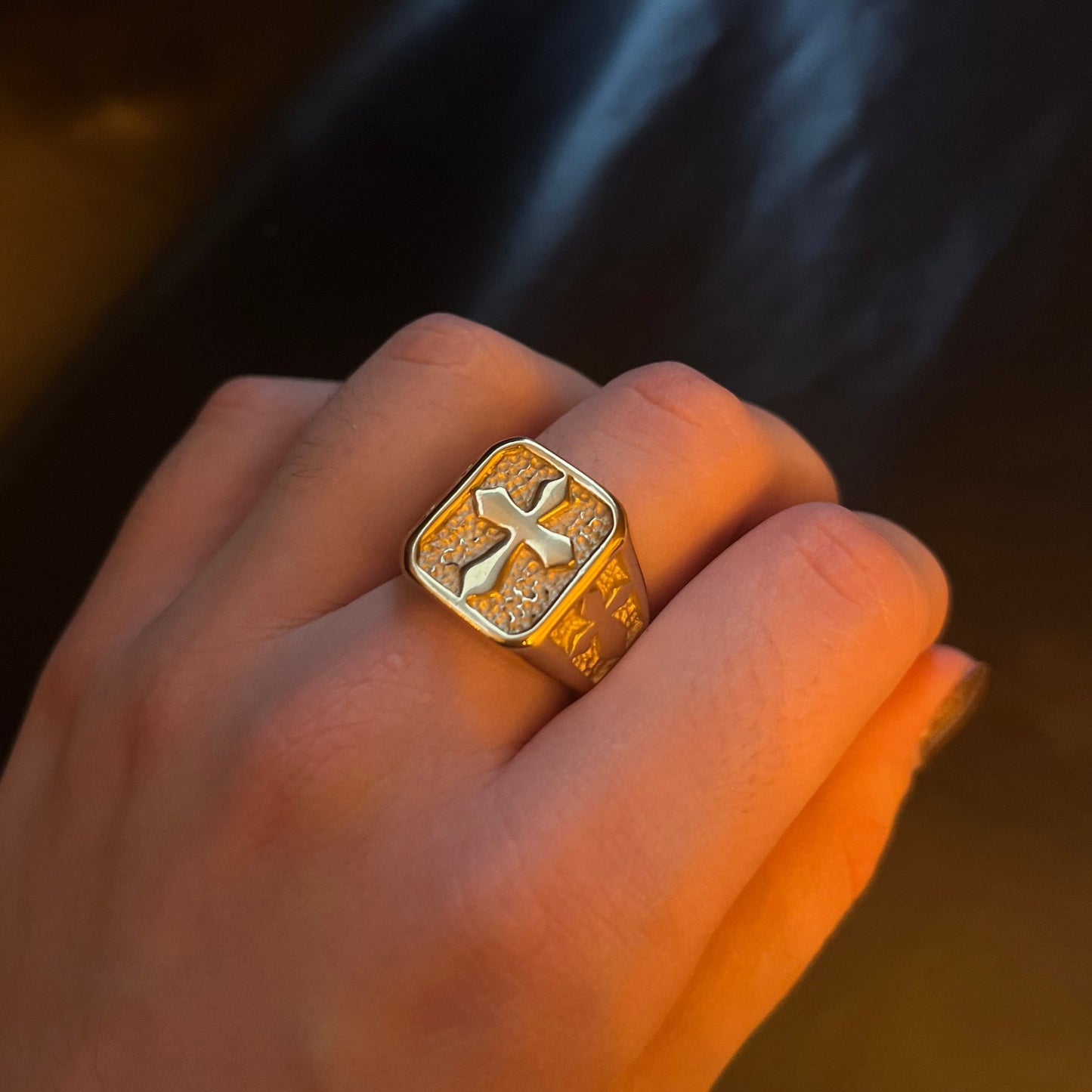 ANILLO SELLO CRUZ I