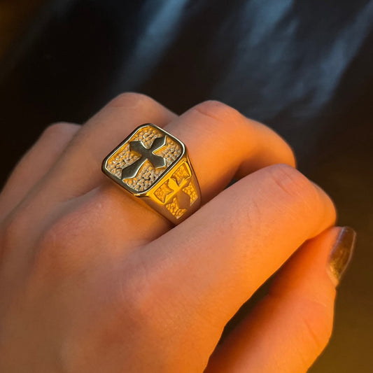 ANILLO SELLO CRUZ I