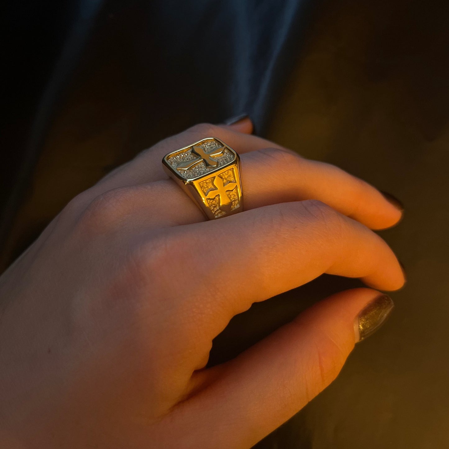 ANILLO SELLO CRUZ I