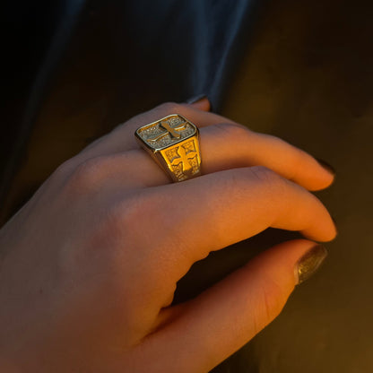 ANILLO SELLO CRUZ I