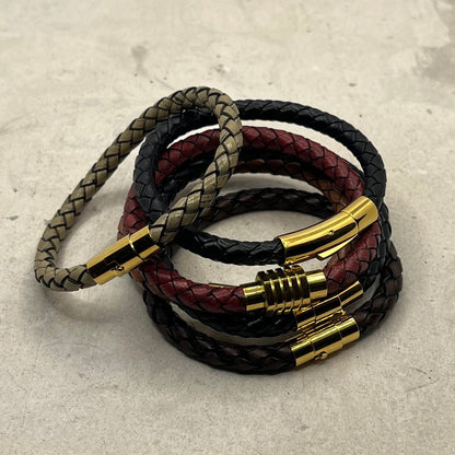 PULSERA PELLE BLACK IL
