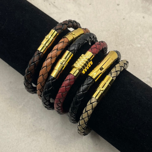PULSERA PELLE BLACK IL