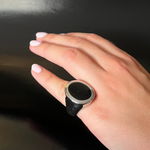 ANILLO ONIX OVALO