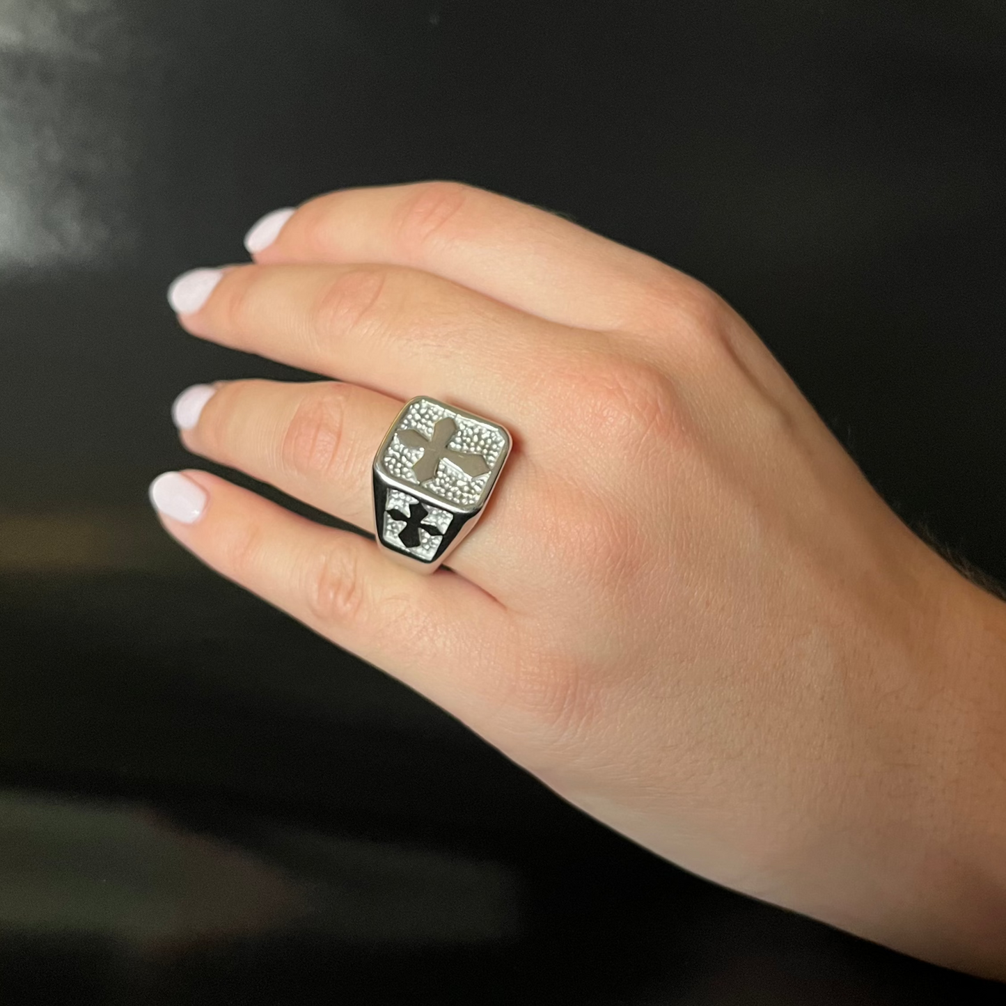 ANILLO SELLO CRUZ II