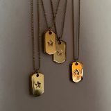 COLLAR PLACA ESTRELLA