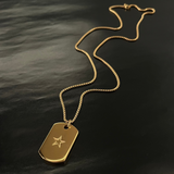 COLLAR PLACA ESTRELLA