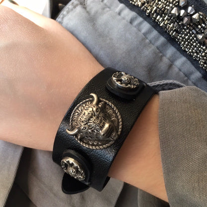PULSERA BULL BROWN