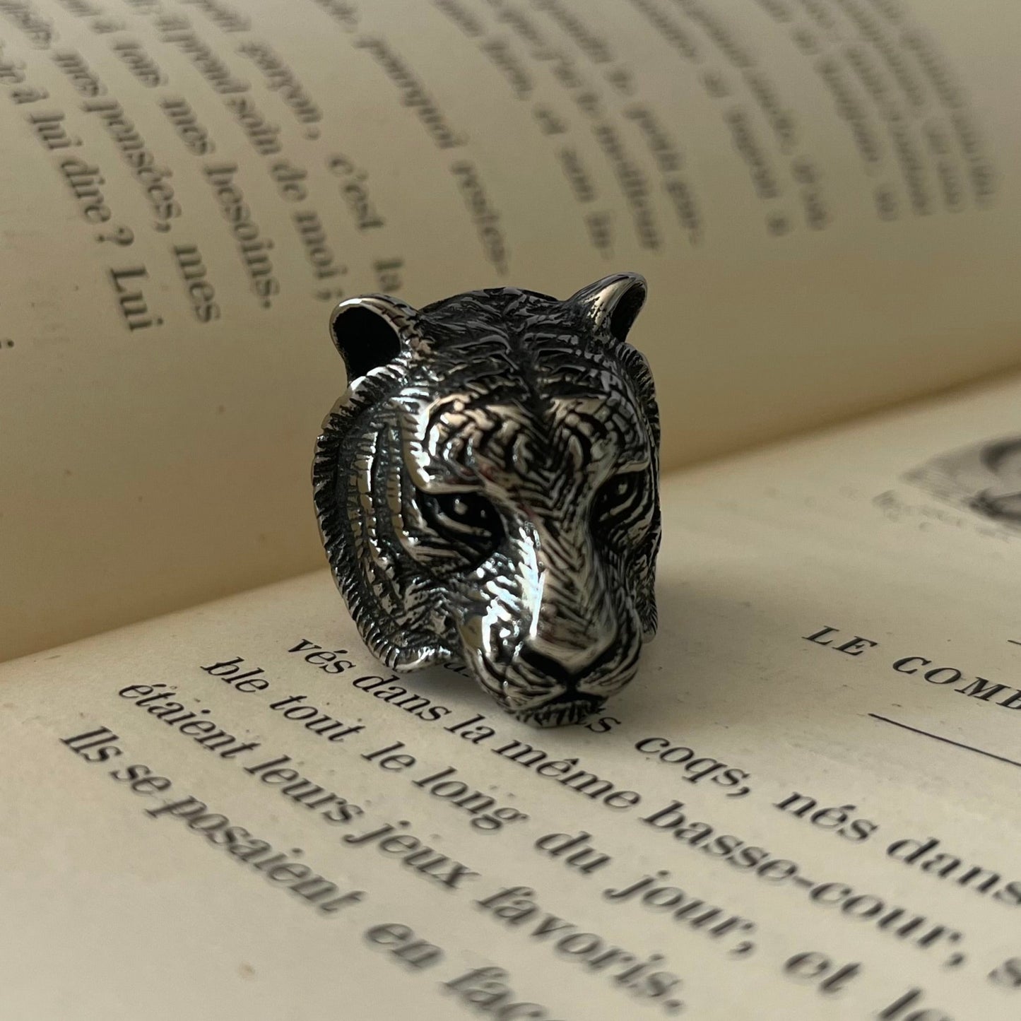 ANILLO TIGRE SILVER