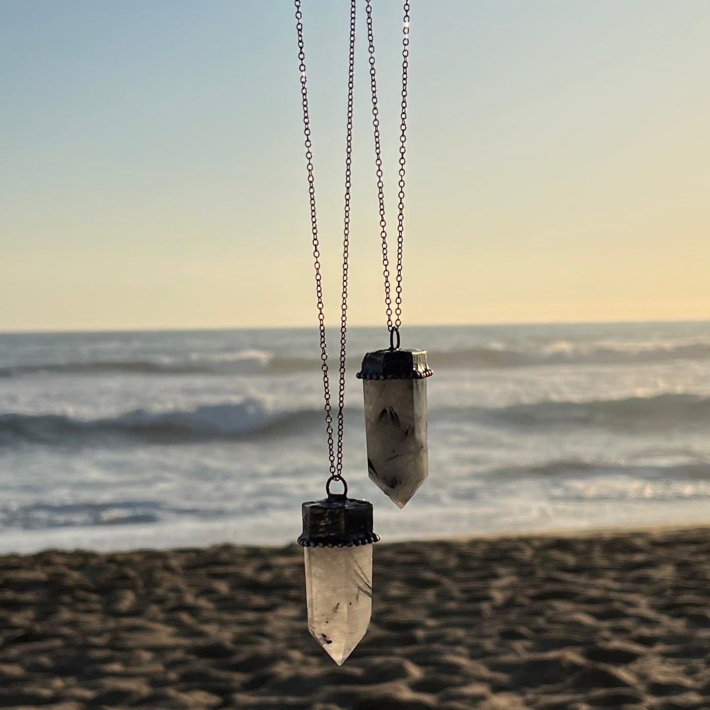 COLLAR CUARZO RUTILADO I