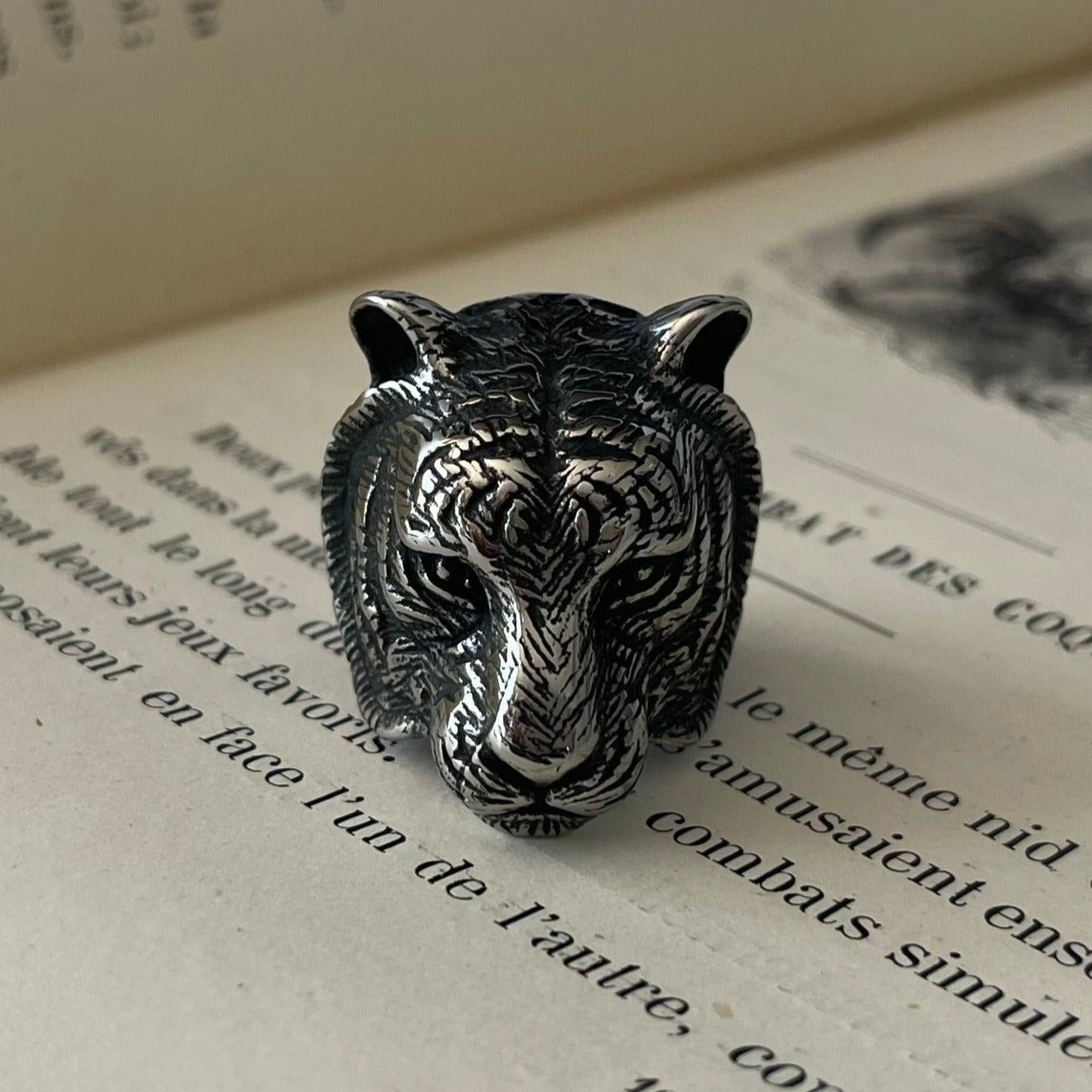 ANILLO TIGRE SILVER
