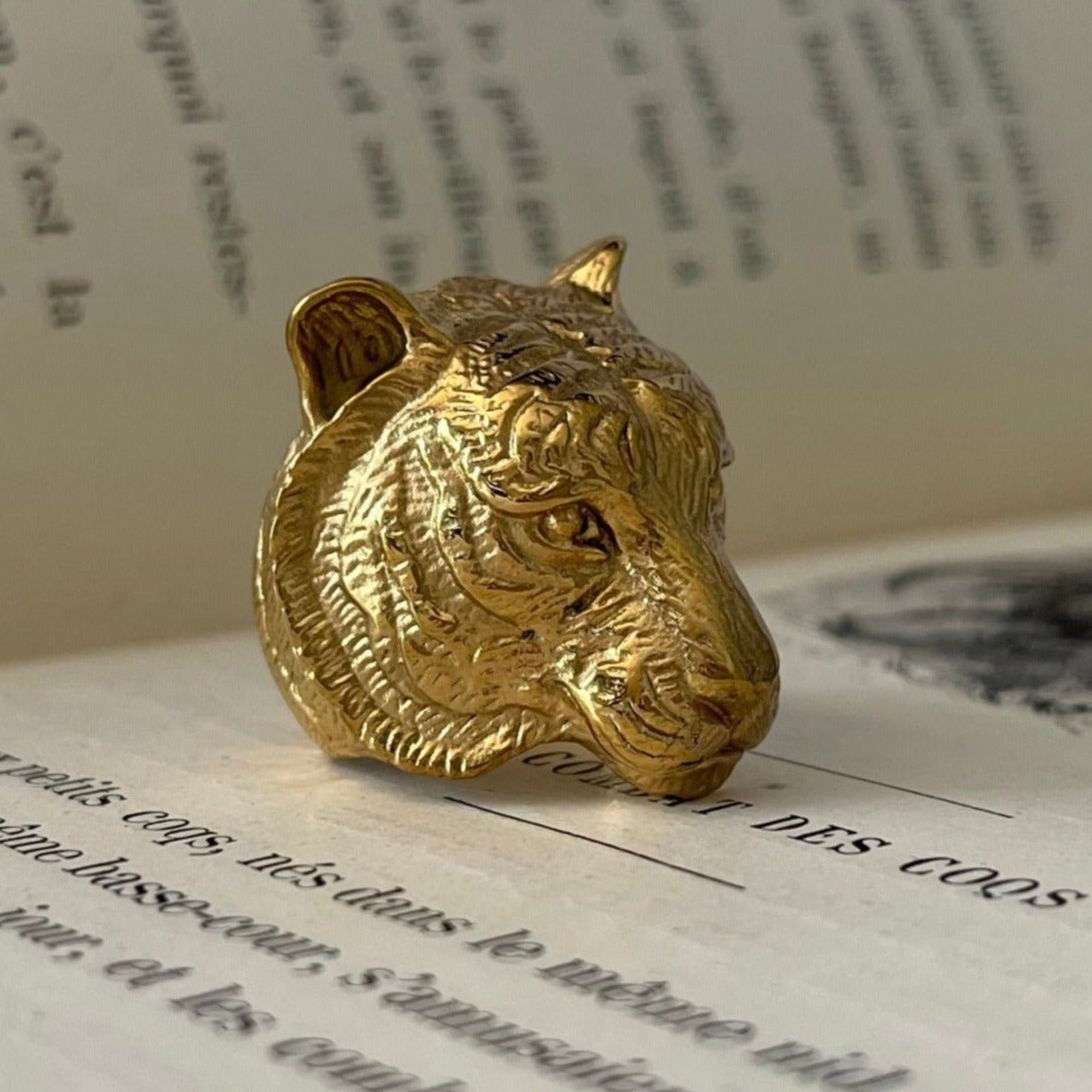 ANILLO TIGRE GOLD
