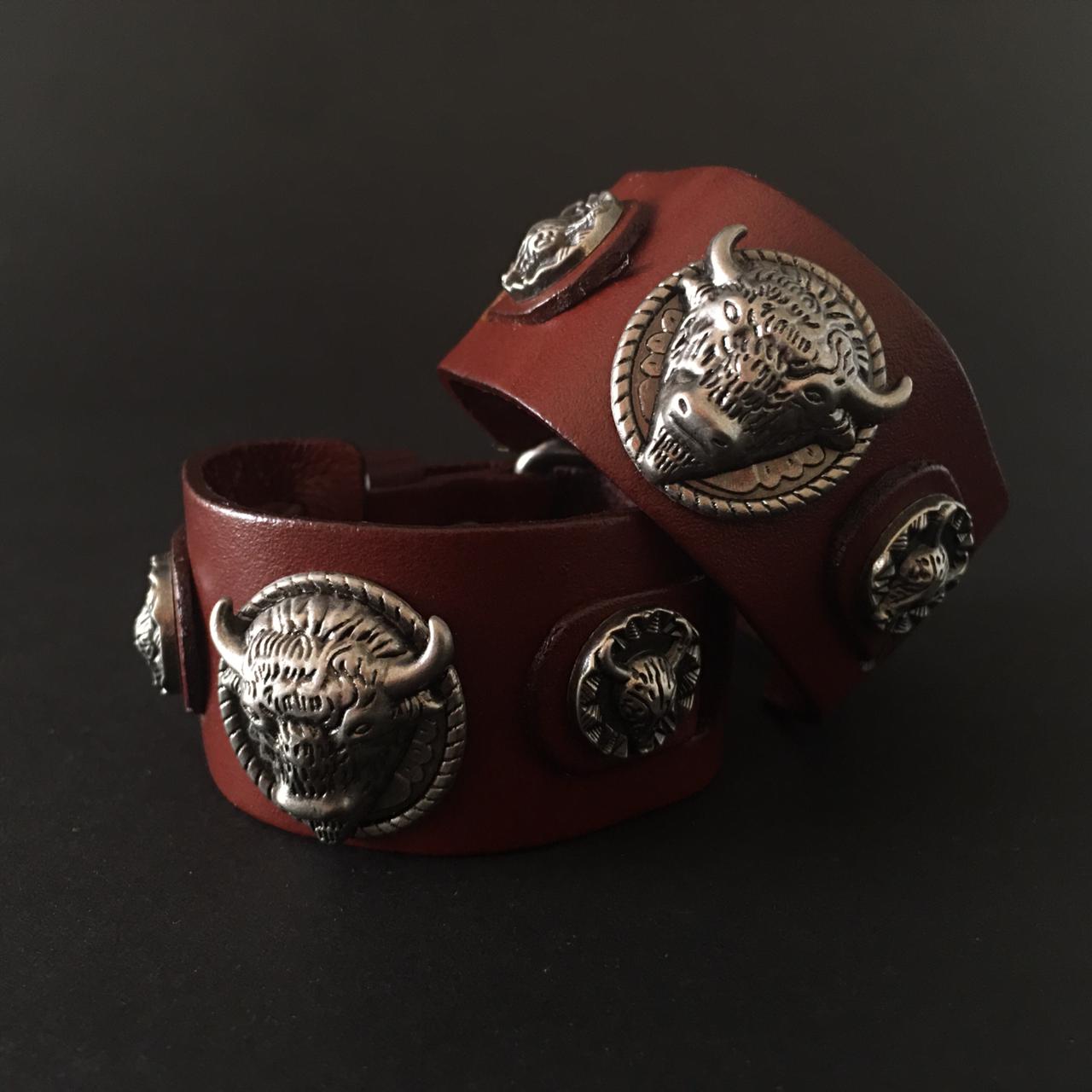 PULSERA BULL BROWN