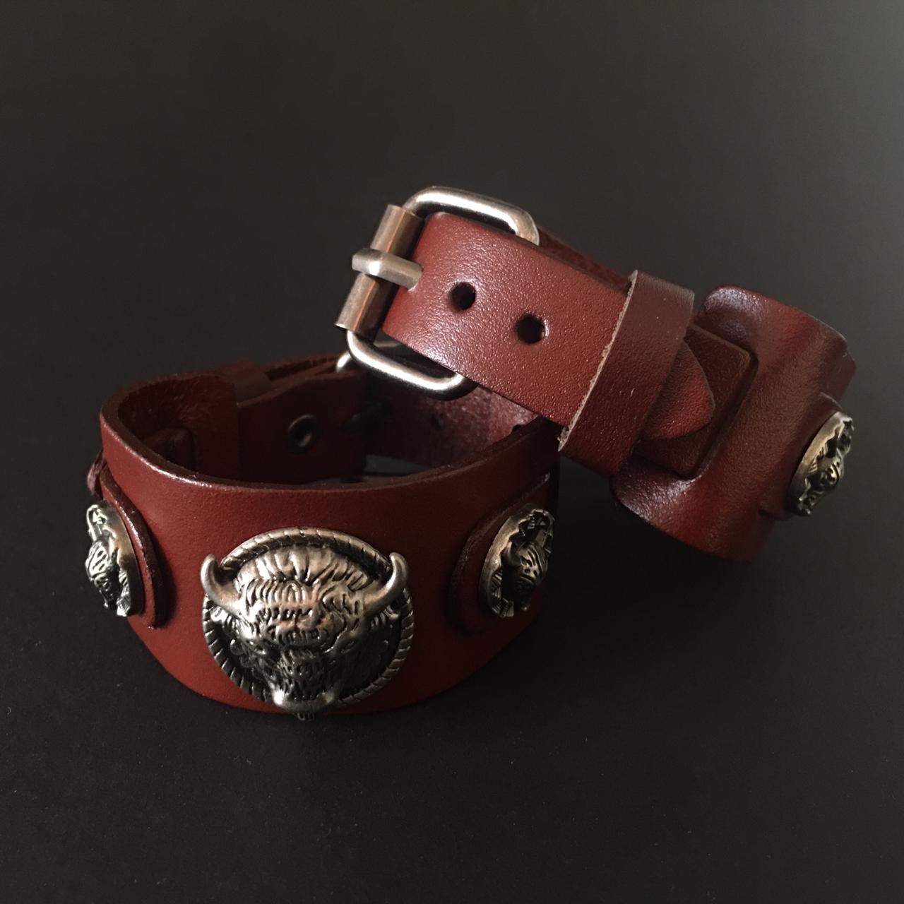 PULSERA BULL BROWN
