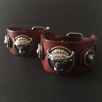 PULSERA BULL BROWN